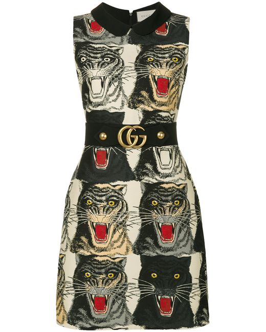 Платье с тигром