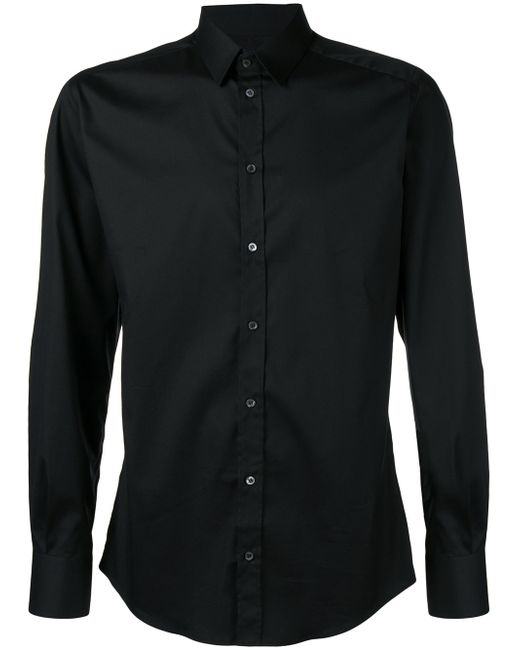 Классическая черная рубашка