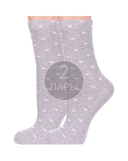 Para Socks Комплект носков женских 2-L1D3 серых 2 пары