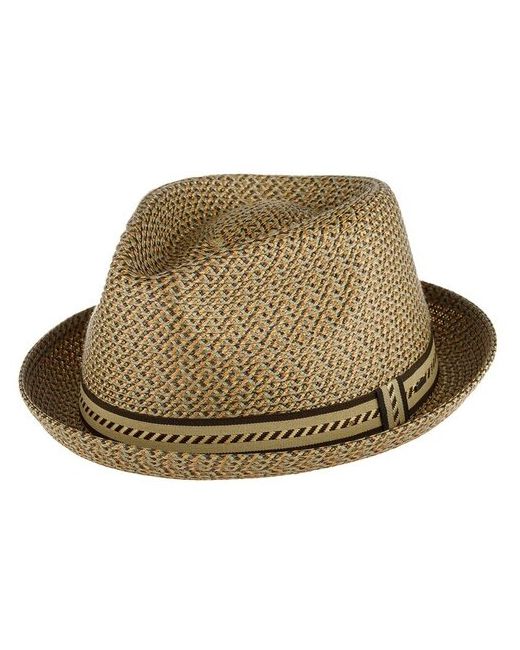Чёрная фетровая шляпа Хомбург с шёлковой подкладкой и кожаным ободком Tonak /Fur Felt/