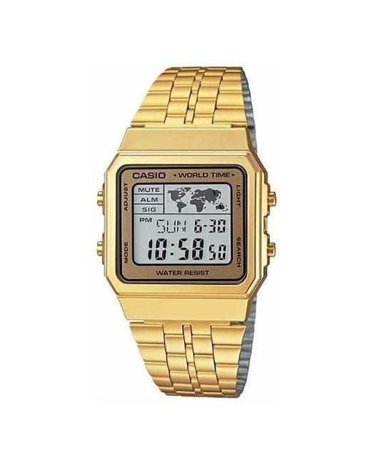 Casio Наручные часы A-500WGA-9D цвет Золотой