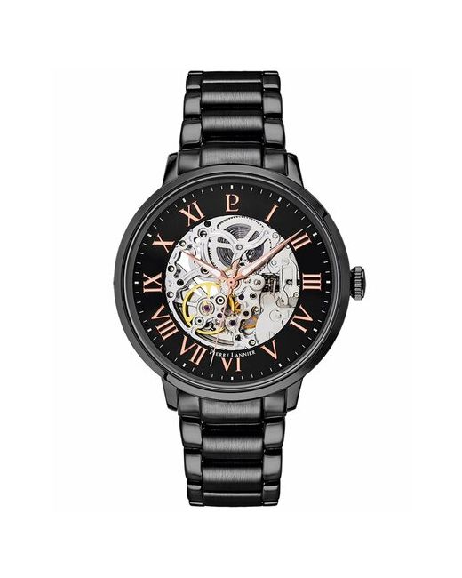 Pierre Lannier Наручные часы механические часы-скелетоны Automatic 316D439 с гарантией золотой черный